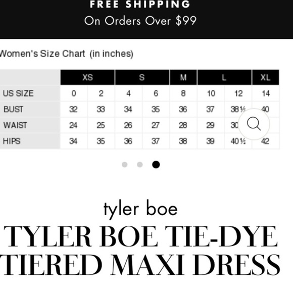 Tyler Böe Multicolored Dress tie dye maxi (Size S) bohemian festive tiered red - Picture 6 of 11